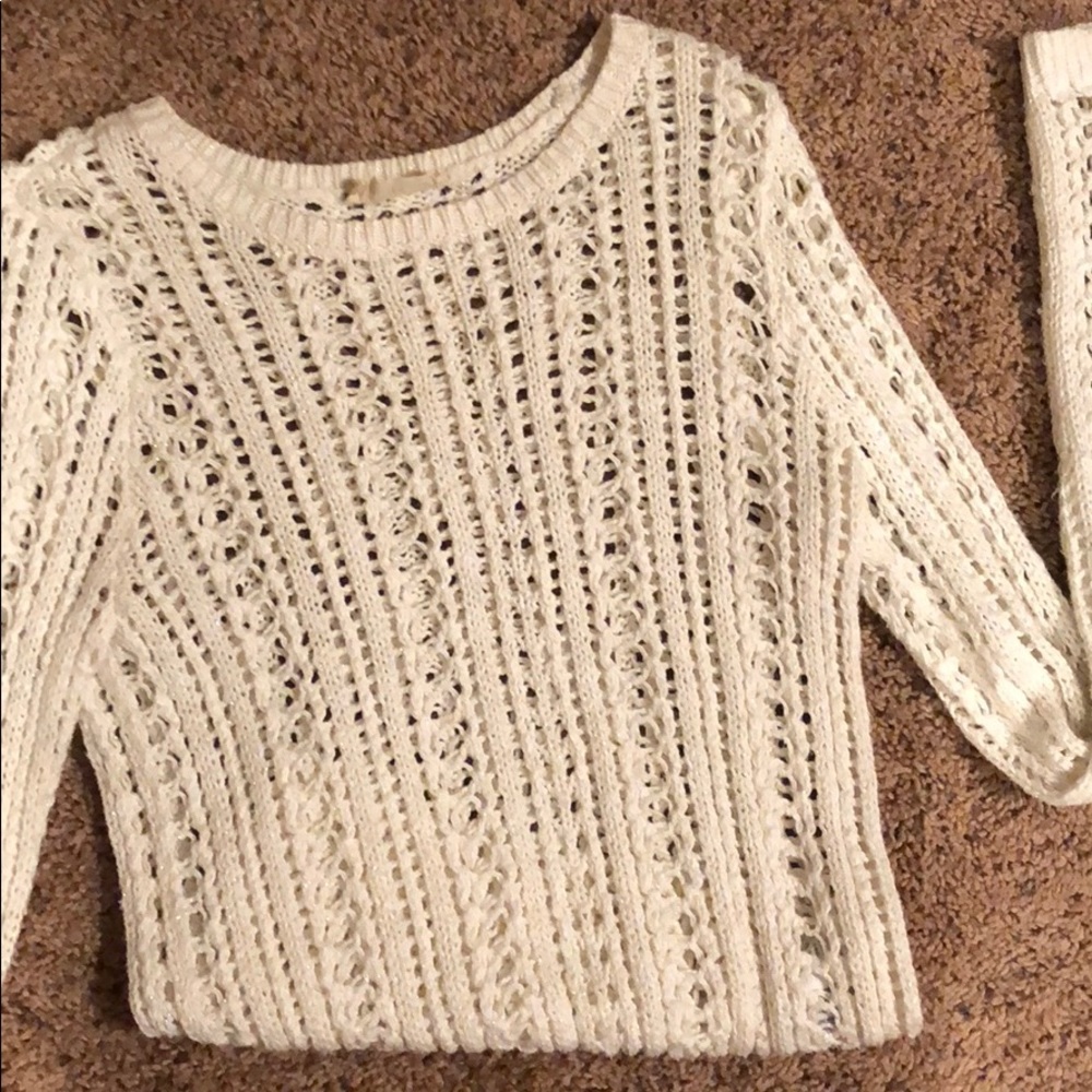 Crochet Long Sleeve Sweater